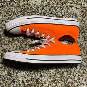 Women’s Orange Converse Low Top Shoes